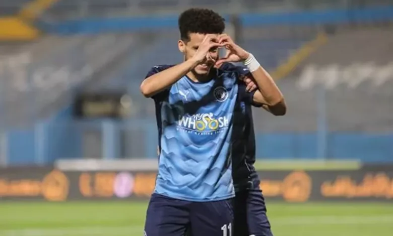 مصطفى فتحي يهدي التقدم لبيراميدز أمام سيراميكا كليوباترافي الدوري المصري